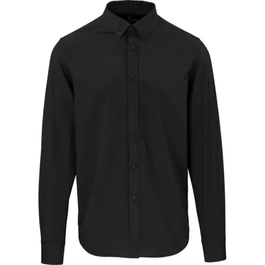 Mens Long Sleeve Alex Varga Sorrento Shirt Black
